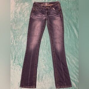 Maurices Dark Blue Flare Jeans